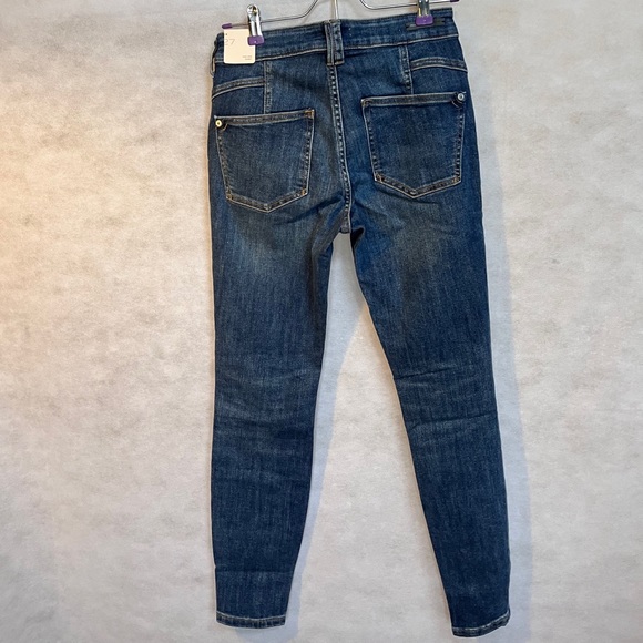 ANTHROPOLOGIE PILCRO IRIS High Rise Skinny JEANS size 27 - Picture 8 of 13